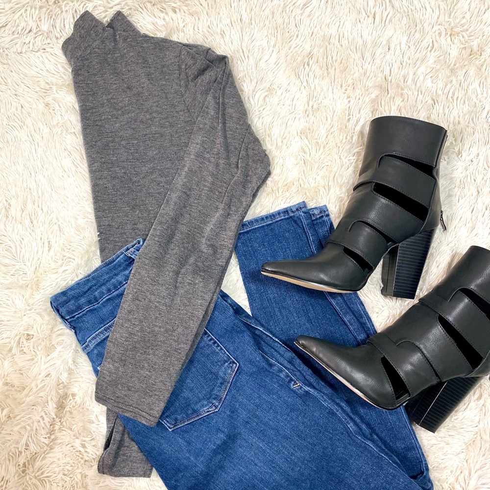 High leg, high neck bodysuit